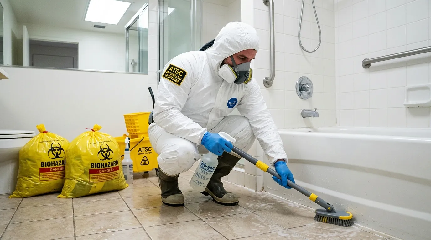 Decontamination equipment deployed for Blood Cleanup in Mableton